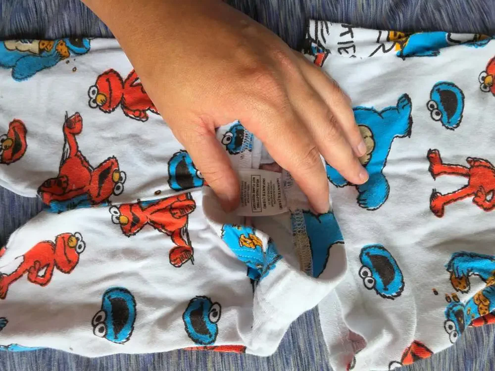 Sesame Street Elmo and Cookie Monster Two-Piece Snug-Fit Pajama Set